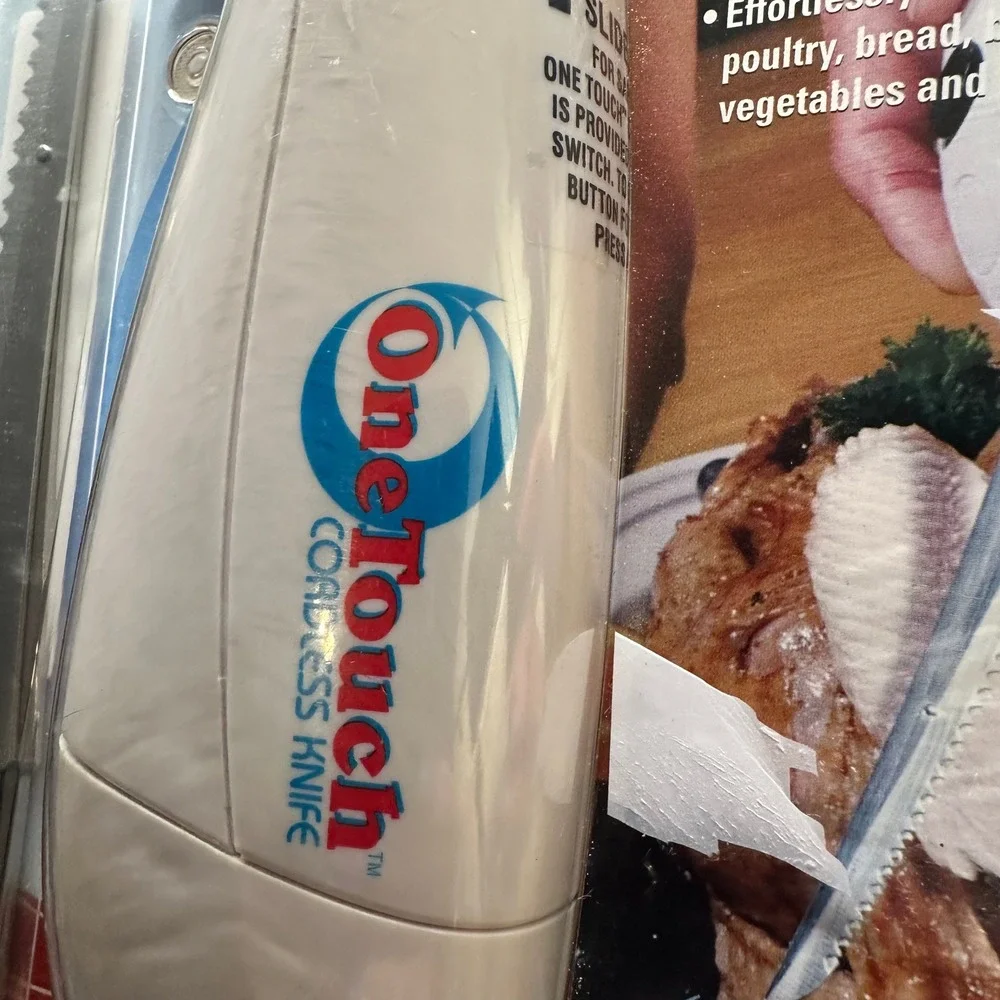 OneTouch Cordless Knife‎ As Seen On TV Battery Operated Electric Slicer New